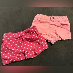 Garanimals Pink and Polka Dot Shorts Set